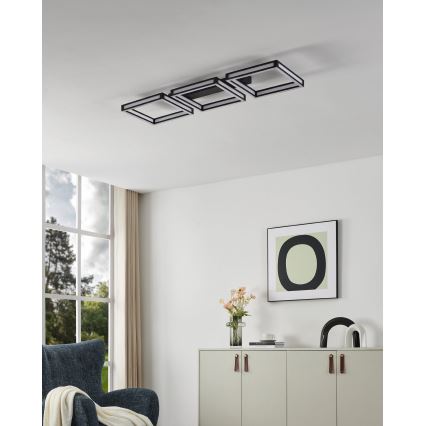 Eglo - Φωτιστικό οροφής LED 3xLED/11,2W/230V μαύρο