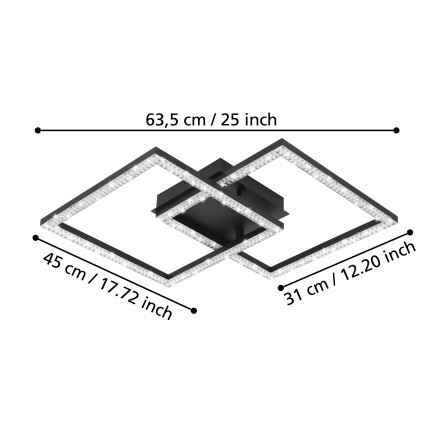 Eglo - LED Φωτιστικό οροφής LED/21W/230V