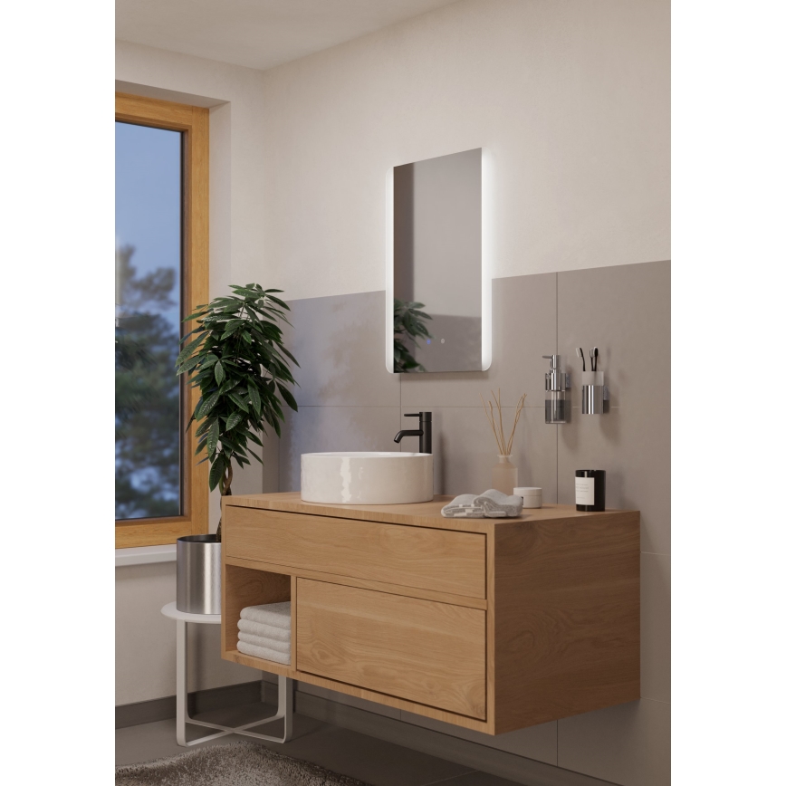 Eglo - LED Bathroom heated wall mirror with backlit LED/28W/230V IP44