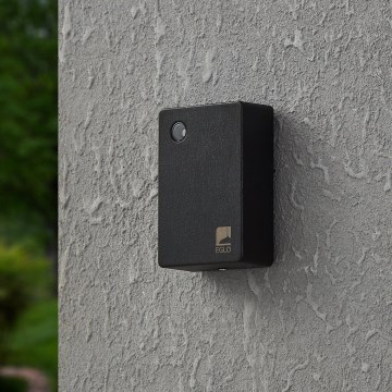 Eglo - Αισθητήρας σούρουπου 2-100 lux μαύρο IP44