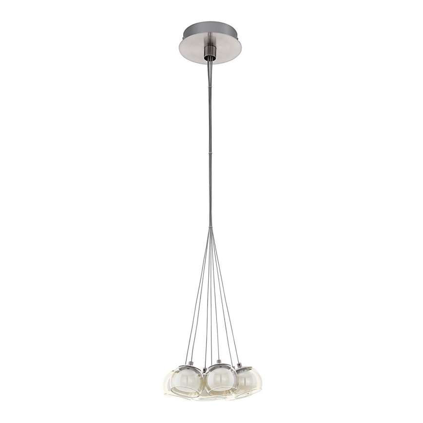 Eglo - Ανταλλακτικό γυαλί POLDRAS διάμ. 5,5 εκ. διαφανές/κεχριμπαρένιο