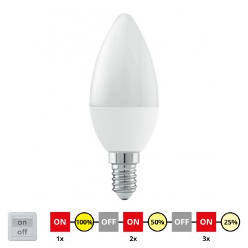 EGLO - Λάμπα Dimmer LED E14/6W/230V 3000K - STEPDIMMING