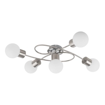 Eglo/Edi Φωτισμός 54686 - LED Πλαφονιέρα οροφής 5xE14/6W/230V ματ χρώμιο