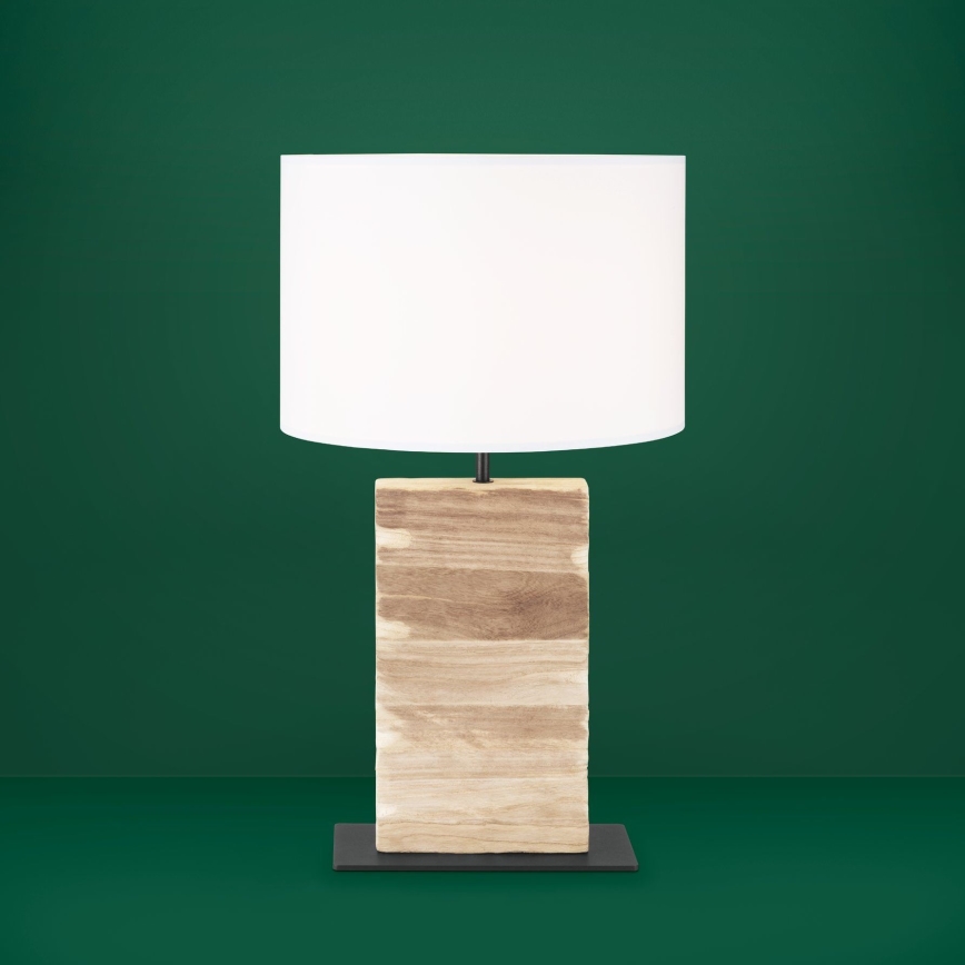 Eglo - Eπιτραπέζιο φωτιστικό 1xE27/40W/230V 62,5 cm καφέ