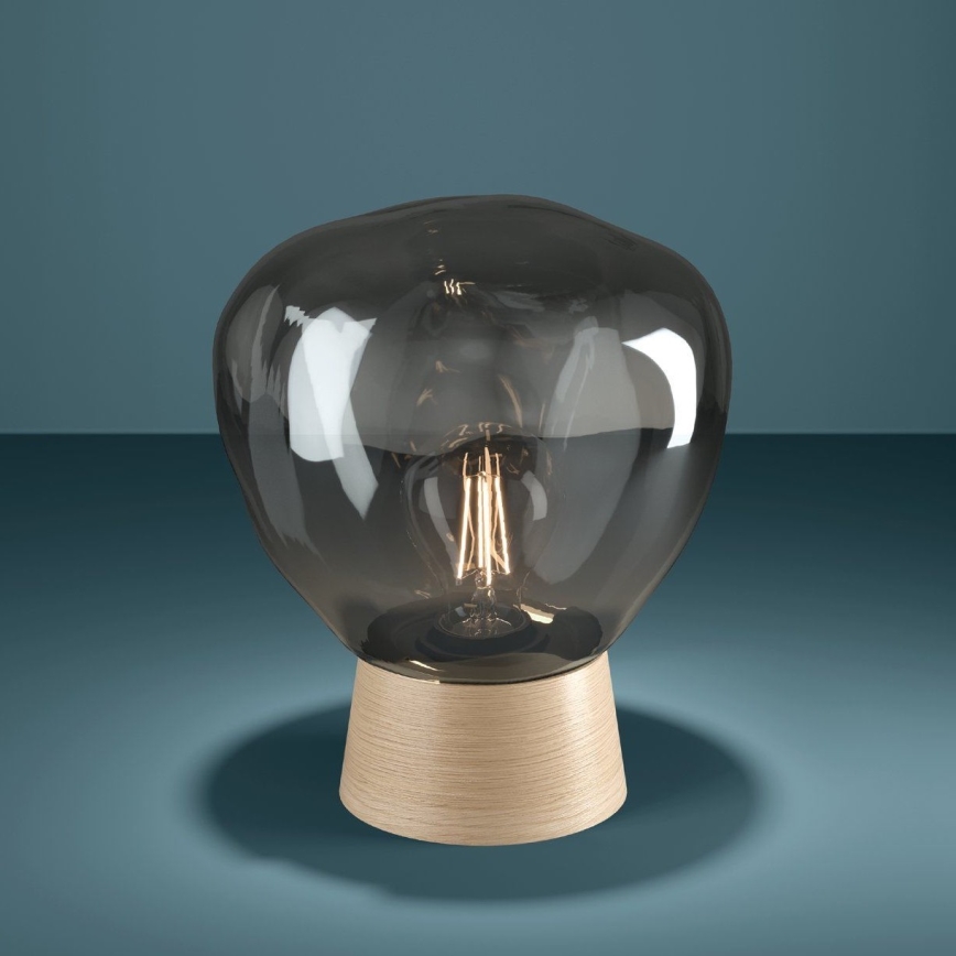 Eglo - Eπιτραπέζιο φωτιστικό 1xE27/40W/230V φιμέ