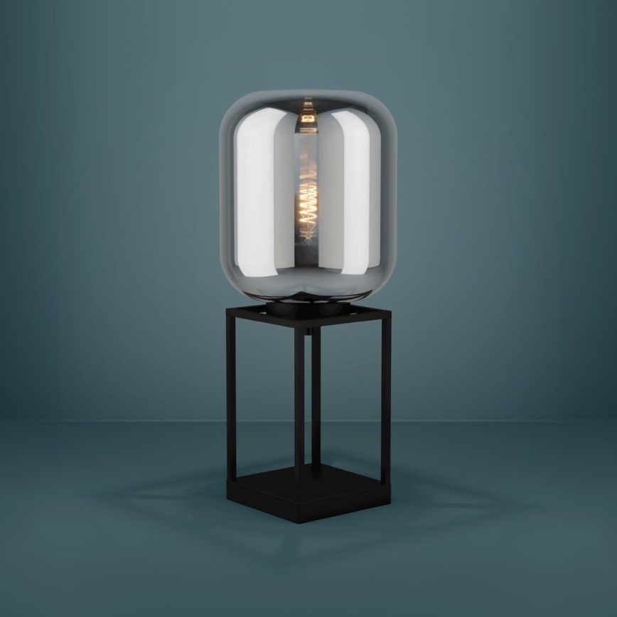 Eglo - Eπιτραπέζιο φωτιστικό 1xE27/40W/230V φιμέ