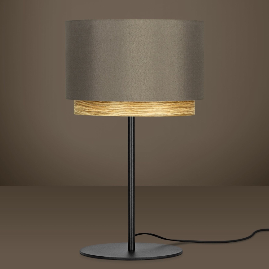 Eglo - Eπιτραπέζιο φωτιστικό 1xE27/40W/230V καφέ