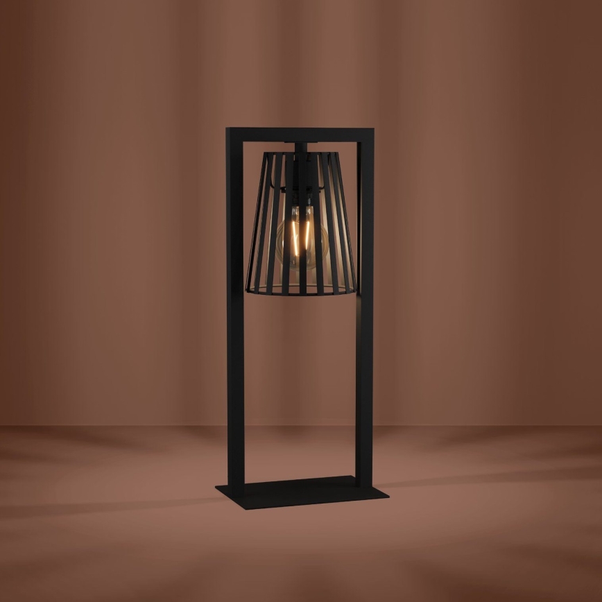 Eglo - Eπιτραπέζιο φωτιστικό 1xE27/40W/230V μαύρο