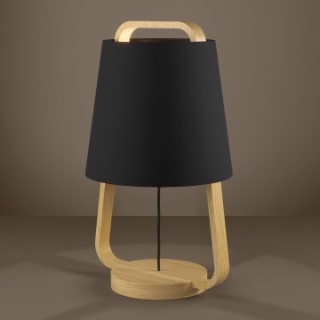 Eglo - Eπιτραπέζιο φωτιστικό 1xE27/40W/230V μαύρο