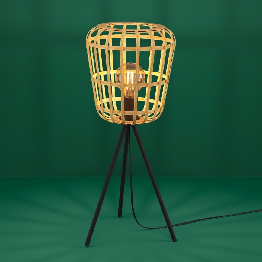 Eglo - Eπιτραπέζιο φωτιστικό 1xE27/40W/230V μπαμπού