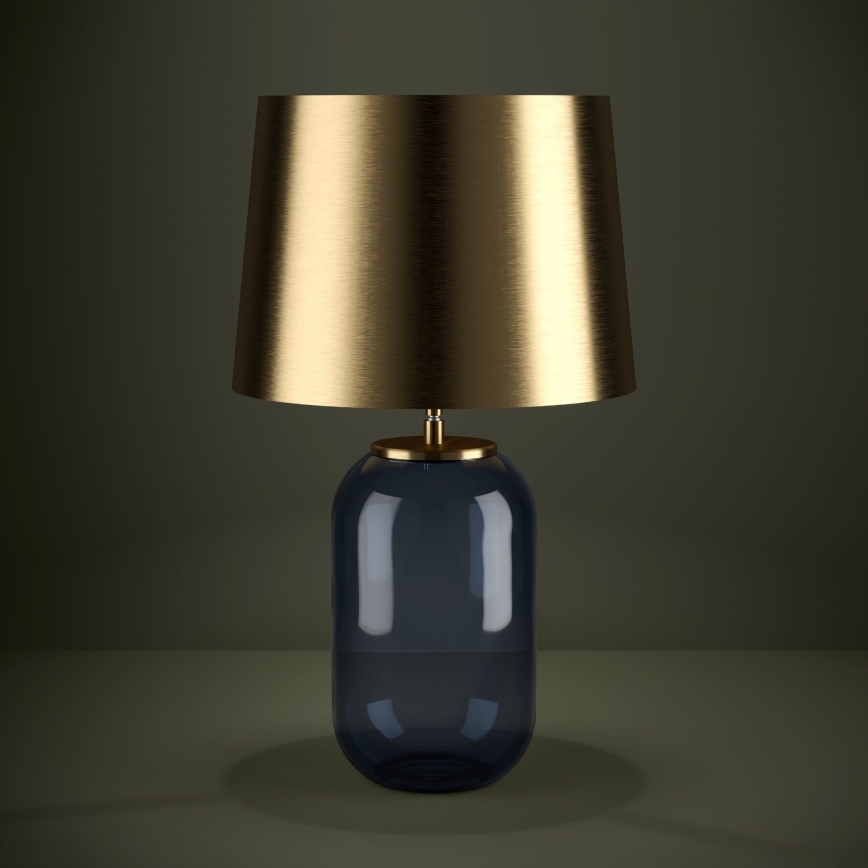 Eglo - Eπιτραπέζιο φωτιστικό 1xE27/40W/230V χρυσό/μπλε