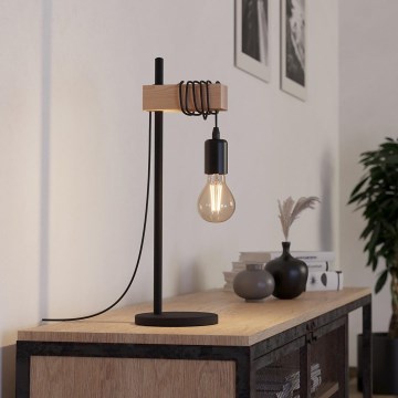 Eglo - Eπιτραπέζια λάμπα TOWNSHEND 1xE27/10W/230V - FSC πιστοποιημένο