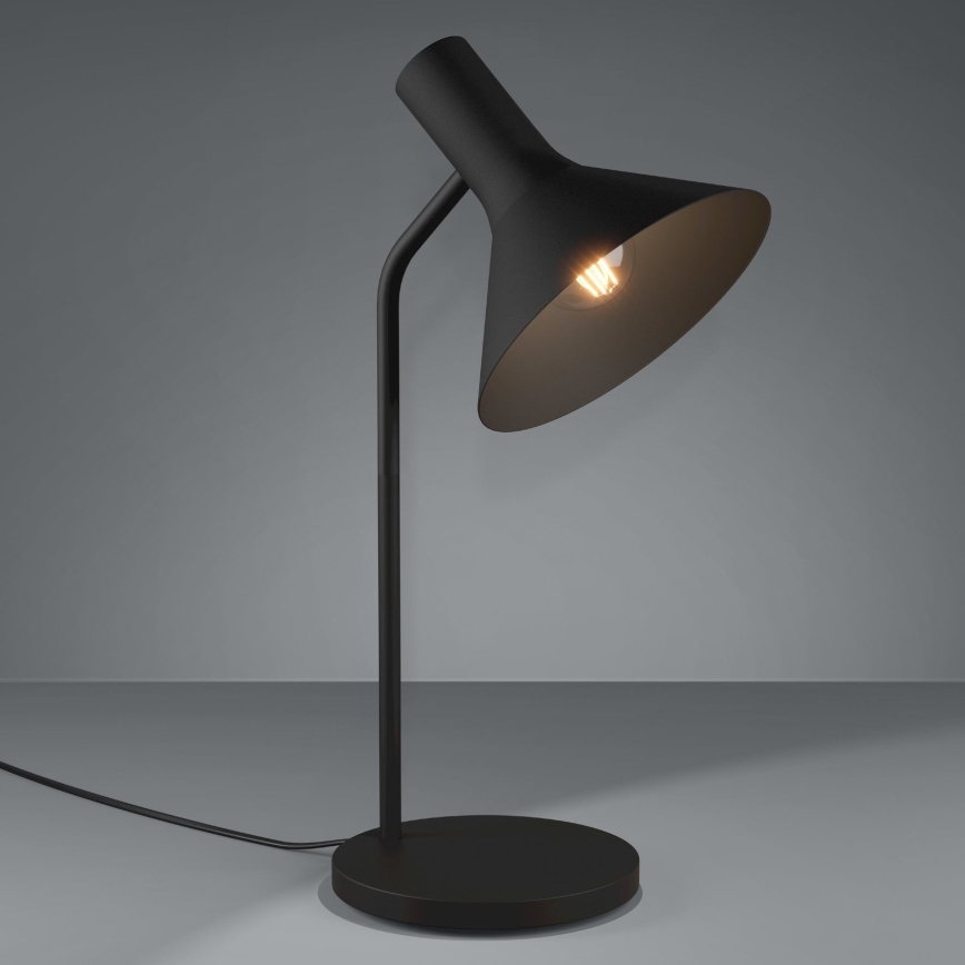 Eglo - Eπιτραπέζιο φωτιστικό 1xE27/28W/230V μαύρο