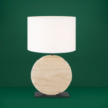 Eglo - Eπιτραπέζιο φωτιστικό 1xE27/40W/230V 63,5 cm καφέ