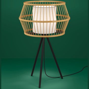 Eglo - Eπιτραπέζιο φωτιστικό 1xE27/40W/230V μπαμπού