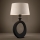 Eglo - Eπιτραπέζιο φωτιστικό 1xE27/60W/230V 52,5 cm μαύρο/κρεμ