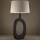 Eglo - Eπιτραπέζιο φωτιστικό 1xE27/60W/230V 88 cm μαύρο/κρεμ