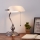 Eglo - Eπιτραπέζιο φωτιστικό 1xE27/60W/230V λευκό/γυαλιστερό χρώμιο