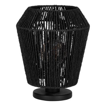 Eglo - Eπιτραπέζιο φωτιστικό 1xE27/60W/230V μαύρο