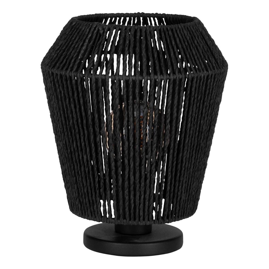 Eglo - Eπιτραπέζιο φωτιστικό 1xE27/60W/230V μαύρο