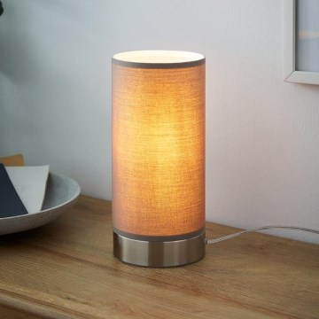 Eglo - Eπιτραπέζιο φωτιστικό Dimmable 1xE27/40W/230V taupe