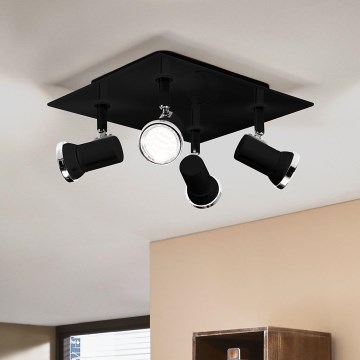 Eglo - Φως σποτ μπάνιου LED 4xGU10/3,3W/230V IP44