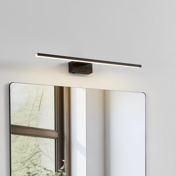 Eglo - Φωτιστικό καθρέφτη μπάνιου LED/10W/230V 3000/4000/6500K 60 cm IP44 μαύρο