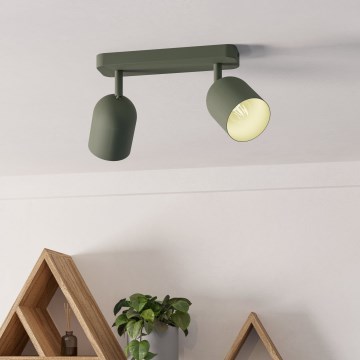 Eglo - Φωτιστικό σποτ 2xE14/40W/230V πράσινο
