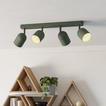 Eglo - Φωτιστικό σποτ 4xE14/40W/230V πράσινο