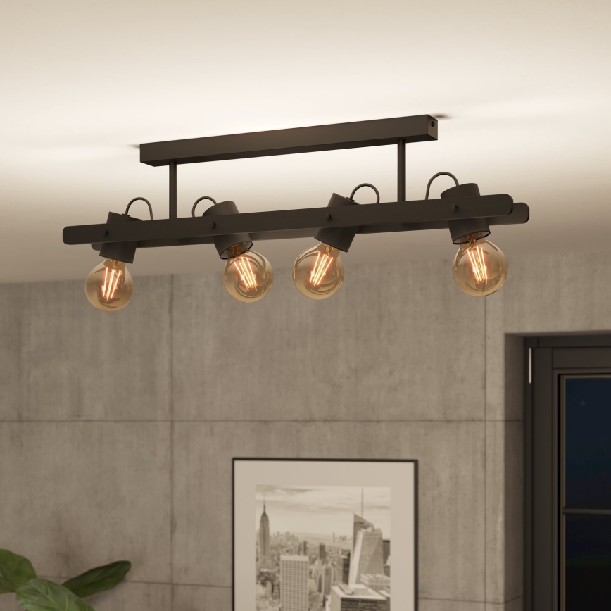 Eglo - Φωτιστικό σποτ 4xE27/15W/230V