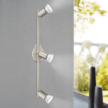 Eglo - Φωτιστικό σποτ LED 3xGU10-LED/2,8W/230V