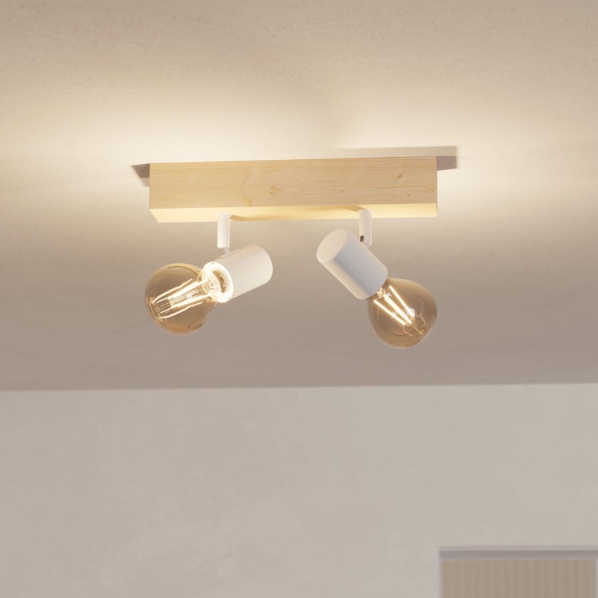 Eglo - Φωτιστικό σποτ TOWNSHEND 2xE27/60W/230V