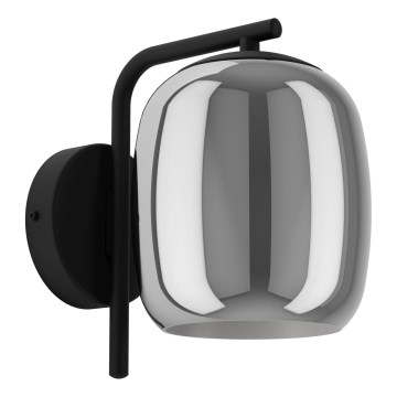 Eglo - Φωτιστικό τοίχου 1xE27/28W/230V γκρι