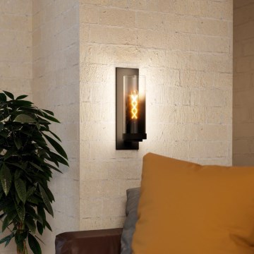 Eglo - Φωτιστικό τοίχου 1xE27/40W/230V μαύρο