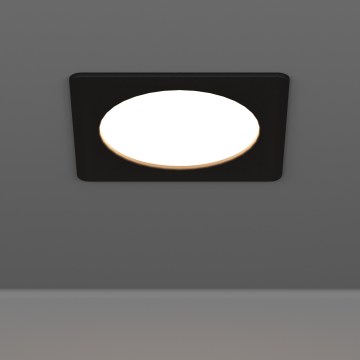 Eglo - Φωτιστικό για ψευδοροφή LED/6,3W/230V 2700/4000/6500K 11,9x11,9 cm μαύρο