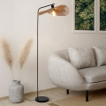 Eglo - Φωτιστικό δαπέδου 1xE27/42W/230V καφέ/μαύρο