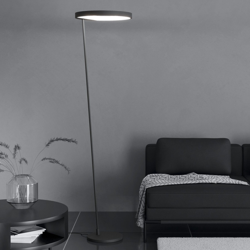 Eglo - Φωτιστικό δαπέδου LED Dimmable LED/23W/230V 3000K μαύρο