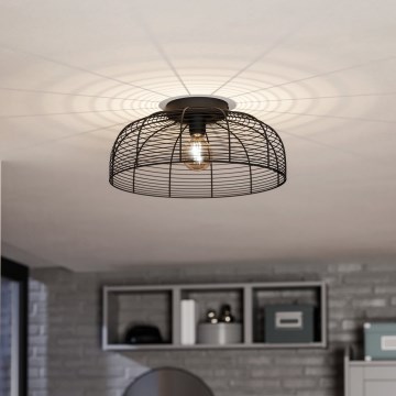 Eglo - Φωτιστικό οροφής 1xE27/40W/230V μαύρο
