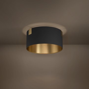 Eglo - Φωτιστικό οροφής 1xE27/40W/230V μαύρο/χρυσό