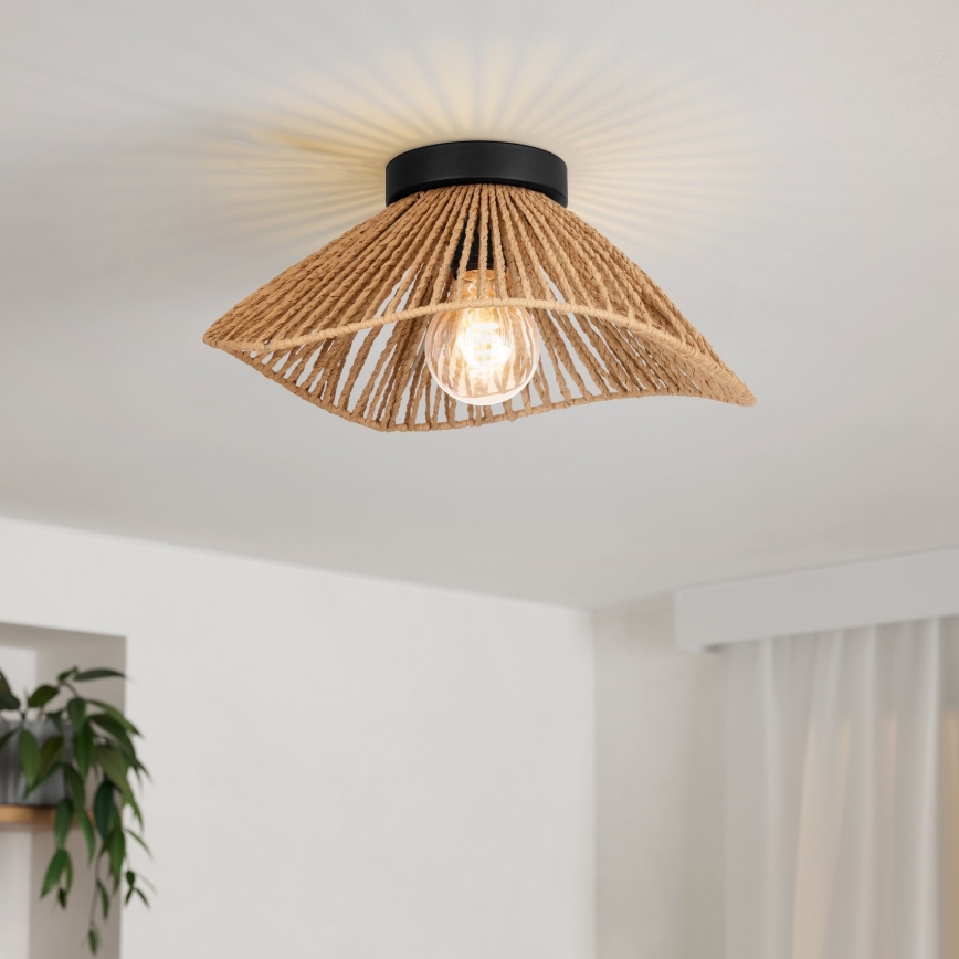 Eglo - Φωτιστικό οροφής 1xE27/60W/230V καφέ