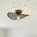 Eglo - Φωτιστικό οροφής 1xE27/60W/230V Ø 40 cm μπρονζέ