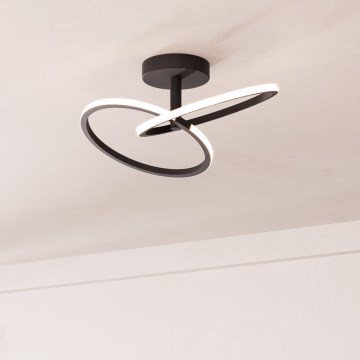 Eglo - Φωτιστικό οροφής LED/12W/230V 2700/4000/6500K μαύρο