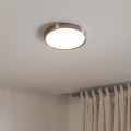 Eglo - Φωτιστικό οροφής LED/14,2W/230V 2700/4000/6500K διάμ. 27,8 cm ματ χρώμιο