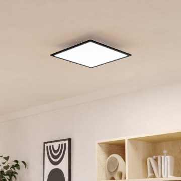 Eglo - Φωτιστικό οροφής LED/18,8W/230V 2700/4000/6500K 40x40 cm μαύρο