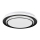 Eglo - Φωτιστικό οροφής LED 24W/230V, 2700/4000/6500K, Ø 40 cm, μαύρο