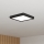 Eglo - Φωτιστικό οροφής LED για μπάνιο LED/10,5W/230V 2700/4000/6500K 22x22 cm IP44 μαύρο