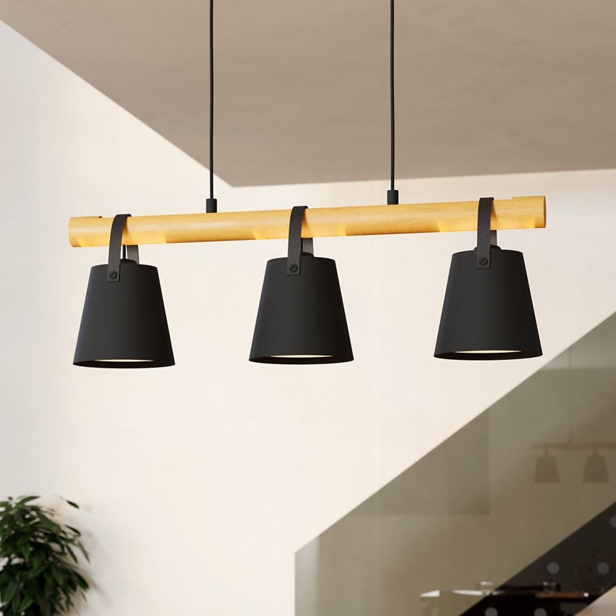 Eglo - Φωτιστικό οροφής με καλώδιο 3xE27/10W/230V