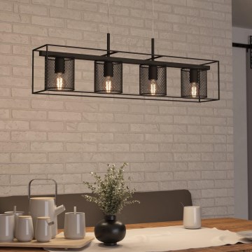 Eglo - Φωτιστικό οροφής με καλώδιο 4xE27/40W/230V