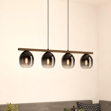 Eglo - Φωτιστικό οροφής με καλώδιο 4xE27/40W/230V