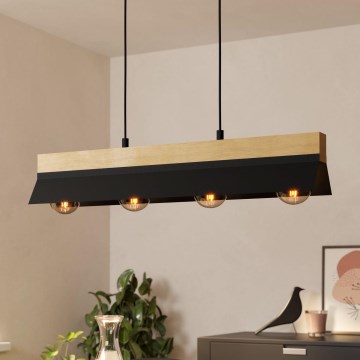 Eglo - Φωτιστικό οροφής με καλώδιο 4xE27/40W/230V